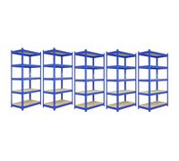 Monster Racking 5 x Q-Rax 90 x 50 x 180cm Blue
