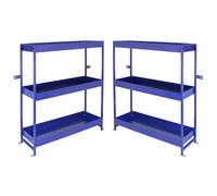 Lightning Metal Van Shelving Unit Duo Monster Racking Blue One Size