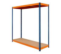 Monster Racking S-rax 2 Shelf Racking - 180Cm X 180Cm X 60Cm, Blue