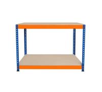 Monster Racking S-Rax 2 Tier Workbench - 120Cm X 60Cm X 90Cm