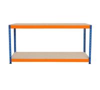Monster Racking S-Rax 2 Tier Workbench - 180Cm X 45Cm X 90Cm