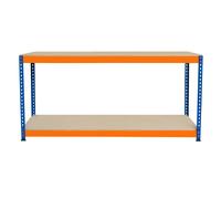 Monster Racking S-Rax 2 Tier Workbench - 180cm x 45cm x 90cm