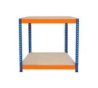 Garage Workbench S-Rax 2 Shelf 90cm x 60cm x 90cm Workstation