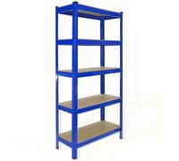 Monster Racking T-Rax Heavy Duty Shelving Units Blue - 75cm W, 30cm D (Set of 6)