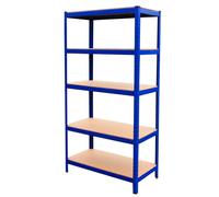 Monster Racking T-Rax Metal Storage Shelves Blue 90cm W 45cm D