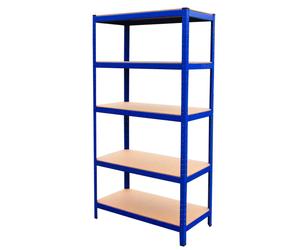 Monster Racking T-Rax Metal Storage Shelves Blue 90cm W 45cm D