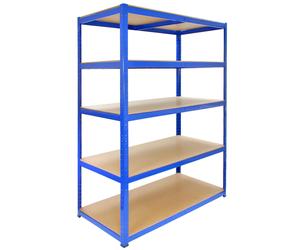 Monster Racking T-Rax Strong Storage Shelves, Blue, 120cm W, 60cm D, Set of 9