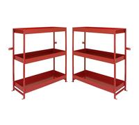 Monster Racking Volcano Metal Van Shelving Unit Duo