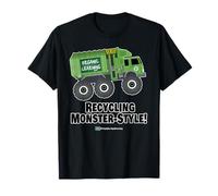 Monster Recycling Garbage Truck - Eco Fun Design T-Shirt