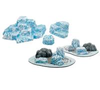 Monster Scenery Ice Wilds Bundle: Snowy Ice Hills and Ice Fields (2 Items)