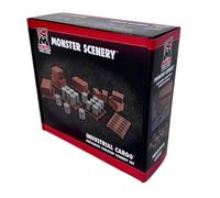 Monster Scenery: Industrial Cargo (Unpainted Tabletop Scenery Set)