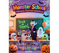 Monster School: Halloween Classroom Adventures: A Fun and Silly Halloween Coloring Book for Kids Ages 4-10 with Friendly Monsters, School Adventures, and Spooky Classroom Scenes