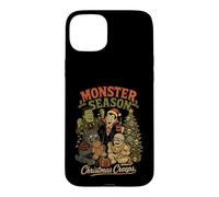 Monster Season Christmas Creeps Frankenstein Dracula Holiday Case for iPhone 15 Plus
