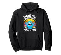 Monster Second Grade Here I Come Back To School Pullover Hoodie