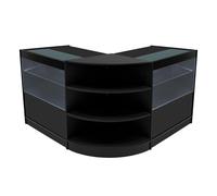 Black Shop Counter Set Andromeda LED Light C900 LM60 90cm 60cm W