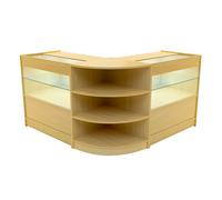 Monster Shop Andromeda LED Shop Counter Set LM60 & 2 x C900 - Maple