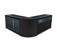 Monster Shop Triton LED Shop Counter Set K1500, B1500 & CM60 - Black