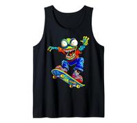 Monster Skater Skateboard Monster Tank Top