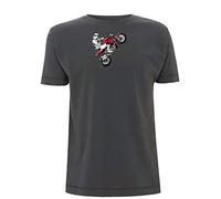 Monster Stormtrooper Men's T Shirt Naked Bike Sports Motorbike Duke Italy t Shirt Tshirt Biker Motorbiker Geek Funny Gift for Husband dad Brother Uncle (Small, Grey)