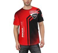 Monster Superbike Motorcycle Racing Men's Baseball Classic Short Sleeve T-Shirt Soft Crewneck Shirt for Men Top，2XL