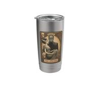 Monster The Lovers Tarot Card Frankenstein & Bride Gothic Stainless Steel Insulated Tumbler