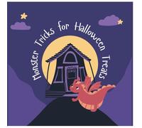 Monster Tricks for Halloween Treats: A Spooky Tale with Surprises and Rhymes: - (15.24cm x 15.24cm) - 32 Pages