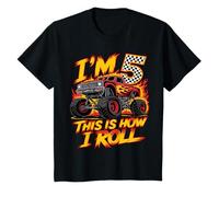 Monster Truck 5th Birthday 5 Year Old Boy Born 2020 Kids T-Shirt