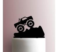 Monster Truck Acrylic Cake Topper 3mm Thick Premium Laser Cut Cake Decoration for Birthday, Wedding, Baby Shower & Party Cakes Durable Reusable