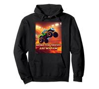 Monster Truck Are My Jam vector for kids girls boys moms dad Pullover Hoodie