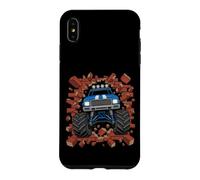 Monster Truck Brick Wall Smash Through Funny Kids Boys Men Case for iPhone XS Max