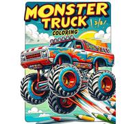 Monster Truck Coloring Book: Easy-to-Draw Monster Trucks, ABC Learning, Perfect for Ages 3-8 kids (kids Monster Truck Adventures)
