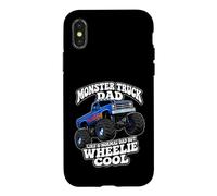 Monster Truck Dad Like A Normal Dad But Wheelie Cool Funny Case for iPhone X/XS