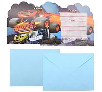 Monster Truck Invitations Cards, 30PCS Monster Truck Kids' Party Invitations and Envelopes Birthday Invites Party Invites Kids Theme Party Invitations Birthday Cards Birthday Party Supplies for Child