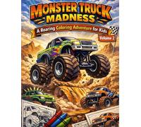 Monster Truck Madness: A Roaring Coloring Adventure for Kids