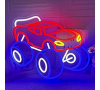 Monster Truck Neon Sign for Wall Decor Big Wheel Off Road Truck LED Light | USB Powered Lights Up Sign for Wall Art Decor Man Cave Garage Game Room Bar Sport Bar Party Car Enthusiast Gift