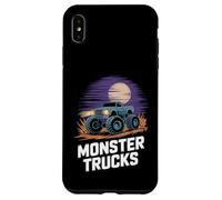 Monster Truck Night Scene Offroad Power Illustration Case for iPhone XS Max