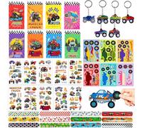 Monster Truck Party Favours Monster Truck Party Bag Children's Birthday Party Years Mini Monster Truck Keyring Gift Bags Monster Truck Guest Gift Children's Birthday Pinata Filling Boys
