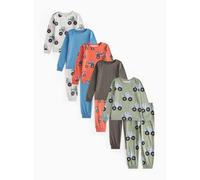 Monster Truck Print Pyjama Set 5 Pack 1-2 years