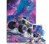 Monster Truck Puzzles 1000 Pieces for Adults,Challenging To Complete But Fun And Humorous Unique Home Decor And Gifts 38x26cm