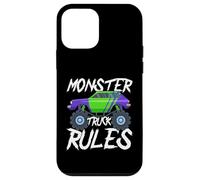 Monster Truck Rules Graphic Design for Kids Case for iPhone 12 mini