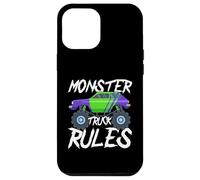 Monster Truck Rules Graphic Design for Kids Case for iPhone 12 Pro Max