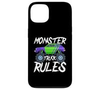 Monster Truck Rules Graphic Design for Kids Case for iPhone 13