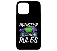 Monster Truck Rules Graphic Design for Kids Case for iPhone 13 Pro Max