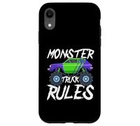 Monster Truck Rules Graphic Design for Kids Case for iPhone XR