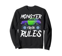 Monster Truck Rules Graphic Design for Kids Sweatshirt
