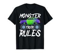 Monster Truck Rules Graphic Design for Kids T-Shirt