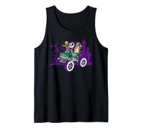 Monster Truck Skeleton Zombie Vampire Funny Halloween Scary Tank Top