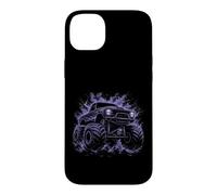 Monster Truck Smokey Design Purple Aura Case for iPhone 14 Plus