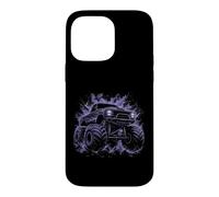 Monster Truck Smokey Design Purple Aura Case for iPhone 14 Pro Max