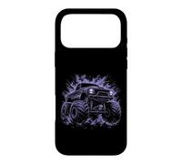Monster Truck Smokey Design Purple Aura Case for iPhone 17 Pro Max